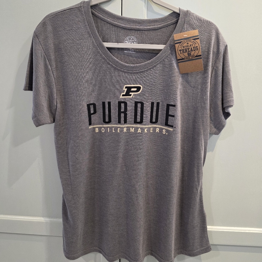 Rivalry Threads 91 Women's Purdue Boilermakers Performance T-shirt NWT